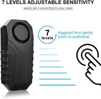 Elecpow Wireless Bicycle Vibration Alarm IP55 Waterproof Motorcycle Alarm Remote Control Anti-theft Bike Detector Alarm System - details 7