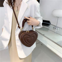 Bolsos de Hombro de Moda para Verano en Forma de Corazón para Mujeres Bolsos Bandolera de Cuero PU Vintage Casual Bolsos de Mano con Forro de Poliéster - details 11