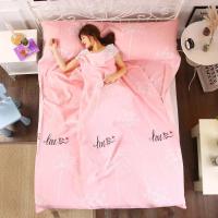 Saco de dormir antisuciedad de algodón 100% para Hotel, Sábana suave de viaje individual doble, saco de dormir portátil de viaje para adultos - details 9