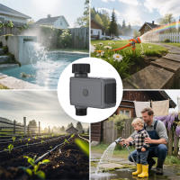 Temporizador de riego con Control remoto, válvula de agua temporizada inteligente, sistema de riego de plantas y flores, temporizador de agua para jardín, invernadero y césped - details 4
