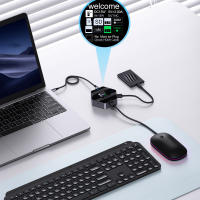 Hub USB 3.1 con pantalla inteligente 8 en 1 para computadora - details 6