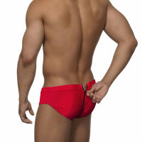 Jessborn pantalones cortos triangulares para hombre, bañador sexy con parte trasera, ropa de baño profesional para playa, primavera y verano - details 7