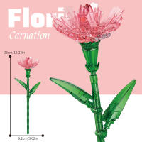 Children's puzzle small particle assembly block toy simulation bouquet gift sunflower rose eternal simulation flower - details 3