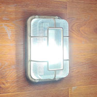 Luz de techo de seguridad para exteriores, accesorio de luces de dosel de gasolinera Vintage para cochera, cocina y baño - details 6