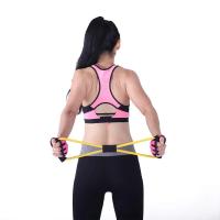 Banda de Yoga para gimnasio, banda de resistencia física, cuerda expansora de pecho de 8 palabras, entrenamiento muscular, bandas elásticas de goma, ejercicio deportivo - details 10