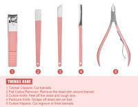 Tijeras de Uñas KADS 18Pcs Set de Manicura Herramienta de Pedicura para Uñas y Piel Muerta Herramienta de Cuidado de Manos y Pies - details 9