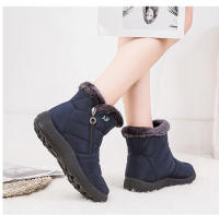 Botas de nieve impermeables para Mujer, botines ligeros informales, cálidos, color negro, Invierno - details 2