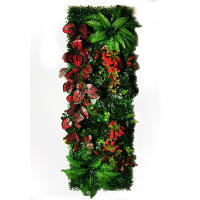 Paneles de Pared de Plástico y Hierba Artificial 40*120cm Ideal para Decoración de Fondo Verde de Hotel Uso Inside y Outside del Jardín - details 4