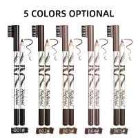Lápiz de Cejas Impermeable 5 Colores para Mujeres Herramienta de Cosméticos de Belleza para Cuidado de la Piel Facial - details 2