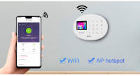 Sistema de alarma inteligente KERUI 4G Tuya W204 para seguridad del hogar, kit de alarma inalámbrico WiFi GSM con sirena, sensor de movimiento y detector de humo. - details 4
