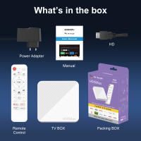 YUETUO H96 MAX H313 Smart TV Box Wifi6 BT Android 14 4K HD Reproductor de Medios de Alta Definición con Asistente de Voz Google Certificado CE - details 10