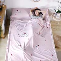 Saco de dormir antisuciedad de algodón 100% para Hotel, Sábana suave de viaje individual doble, saco de dormir portátil de viaje para adultos - details 16