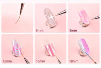 Brocha de Línea de Uñas KADS con Pluma de Caver Herramienta de Manicura para Decoración DIY Dibujo de Flores Rayas Patrón de Metal - details 5