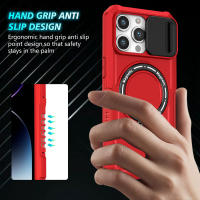 KEYSION-funda con anillo para teléfono móvil, cubierta protectora deslizante para cámara, compatible con iPhone 15 Pro Max 15 Plus, 14 Pro Max - details 1