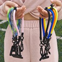 Correas portátiles para muñeca de teléfono móvil, cordón anticaída colorido de nailon con lengüetas de sujeción, Clip de cable colgante desmontable para teléfono móvil - details 1