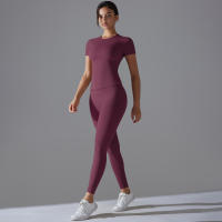 Hamidou Conjunto Deportivo Top de Yoga de Cintura Alta y Pantalones de Yoga - details 41