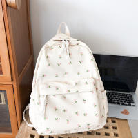 Mochila escolar coreana para estudiantes, mochilas florales blancas para niñas adolescentes, mochila Linda para mujeres, bolsa para libros de marca, mochila de nailon - details 12
