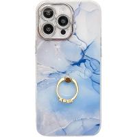 Funda de lujo con marco chapado y pintado de mármol IMD para iPhone 16 Pro Max 15 Pro 14 Pro - details 13
