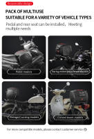 MOTOCENTRIC Bolsa Trasera de Moto Gran Capacidad, Impermeable, Ligera, Reflejante, Antideslizante, Resistente al Desgaste Bolsa de Viaje para Motocross - details 2