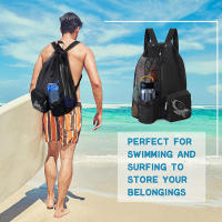 Mochila de Natación de Malla Unisex Paquete de Gimnasio Secado y Humedad para Playa - details 11