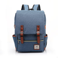 Mochila Vintage para ordenador portátil de 16 pulgadas para mujer, bolso de lona para hombre, mochila de viaje de ocio, bolso informal Retro, mochilas escolares para adolescentes - details 8