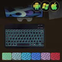 Teclado LED retroiluminado con ratón, teclado inalámbrico para teléfono, PC, tableta, iPad, Xiaomi, Samsung, Huawei, Español - details 0