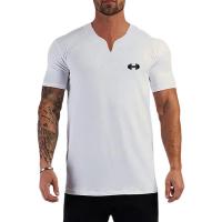 Camiseta Cómoda de Algodón con Cuello en V Estilo Casual para Hogar para Hombres - details 8