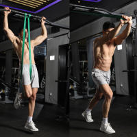 Bandas de resistencia para ejercicio, entrenamiento elástico, banda de goma de fuerza, Pilates, gimnasio, equipo de Fitness, expansor de entrenamiento - details 7