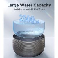 Grifo de Agua para Mascotas Ultra Silencioso 84oz/2.5L con Luz LED Grifo de Agua de Cascada para Gatos con 3 Filtros - details 3