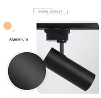 Luz de pista LED de 3 cables AC110-240V punto de techo 10-30W lámpara de techo para sala de estar cocina línea iluminación sistemas de riel foco - details 6