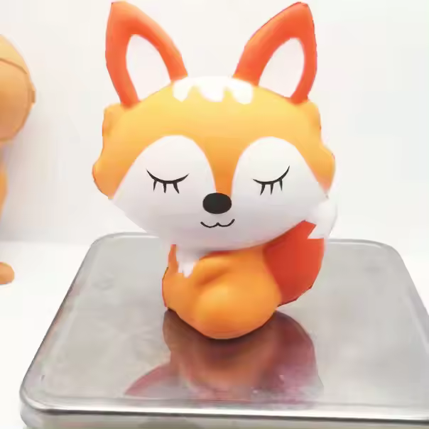Bola de estrés de elevación lenta para niños, juguetes de comida para apretar, animales Kawaii, Jumbo, Squishy, unicornio, pastel, ciervo, Panda - 1