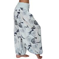 Pantalones sueltos para mujer Pantalones de pierna ancha con cintura Pantalones harén sueltos - details 7