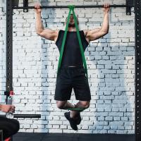 Cinturón elástico para Fitness, banda de resistencia para dominadas, entrenamiento de fuerza, cuerda elástica para hombres y mujeres, banda de tensión auxiliar para estiramiento de Yoga - details 6