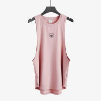 New Men Slim Fit Tank Tops Gym Fitness Bodybuilding Vests Summer Casual Fashion Solid Print Sleeveless Cotton Lengthen T-shirt - details 15