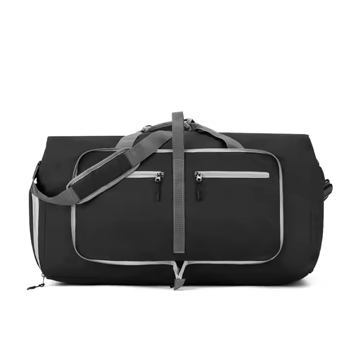 1 bolso plegable, bolso de fitness de gran capacidad, bolso de viaje unisex, bolsa de almacenamiento multifuncional - 1