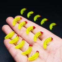 5/10 Uds moscas de pesca con mosca biónicas gusano suave señuelo de pesca insecto señuelo cebo Artificial pesca para trucha/bajo/perca/salmón - details 2