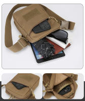 Bolsa táctica de pesca para el pecho, Mini teléfono móvil para hombre, viajes al aire libre, compras, paquete de almacenamiento grande, bolsos de hombro tipo bandolera - details 12