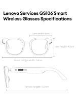 Gafas Inteligentes Inalámbricas Lenovo GS106 con Bluetooth 6.0, Lentes Fotocromáticas, Gafas de Sol, Manos Libres, Música, Llamadas, Auriculares para Deportes al Aire Libre - details 13