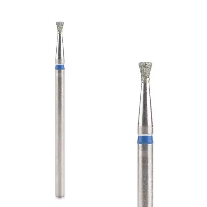 Broca Invertida de Cone KADS para Uñas Herramienta de Limpieza para Esmalte y Uñas Mango de Acero Inoxidable Cabeza de Amolar - 1