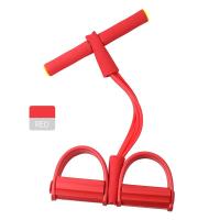 Dispositivo de entrenamiento de cuerda elástica de 4 resistencias, banda de resistencia Abdominal utilizada en gimnasio en casa, equipo de entrenamiento de ejercicio - details 8