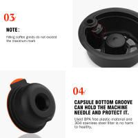 ICafilas-cápsulas de café rellenables para máquina Tassimo BOSCH, reutilizables, para Crema, ecológico - details 6