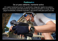 Blackview W70 Pro Sport Smartwatch, pantalla HD de 2.01'' TFT reloj inteligente resistente para exteriores con iluminación LED de emergencia, llamadas Bluetooth, brújula - details 28