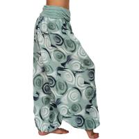 Pantalones sueltos para mujer Pantalones de pierna ancha con cintura Pantalones harén sueltos - details 10