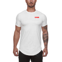 New Hot Sell 0-neck Print T-Shirt Outdoor Casual Short Sleeve Top Men Gym Bodybuilding Fitness Workout T Shirt Summer Mesh Shirt - details 11