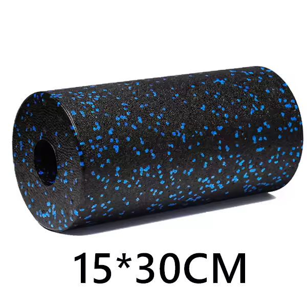 Rodillo de Fascia para Entrenamiento físico, masajeador de Yoga Medio Duro Hueco, 30cm x 15cm - 1
