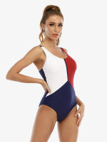 Bañador de una pieza para mujer, traje de baño deportivo, Rashguard - details 2