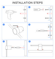 Lámpara LED de pared moderna, iluminación interior, Interruptor táctil, aplique ajustable para dormitorio, sala de estar, sofá, fondo - details 11