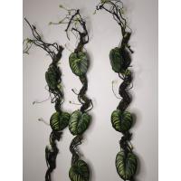 Planta Artificial de 1,75 M, hojas postizas de ratán artesanales, se doblan y cuelgan libremente en la pared para decorar el ratán simulado - details 4