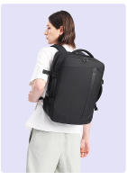 BANGE-mochila multifuncional para hombre, morral de viaje con recarga USB, impermeable, de gran capacidad, para ordenador portátil, 15,6 - details 7