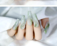 Parkson-Gel transparente para uñas, efecto degradado de mármol, esmalte de uñas semipermanente, pegamento UV, 10ml - details 6